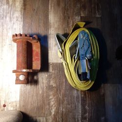 Flatbed Strap and 1 Winch