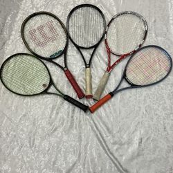 Different Tennis Rackets 3 - Wilson  1- Tabular  And  1  Kennel Viper 31