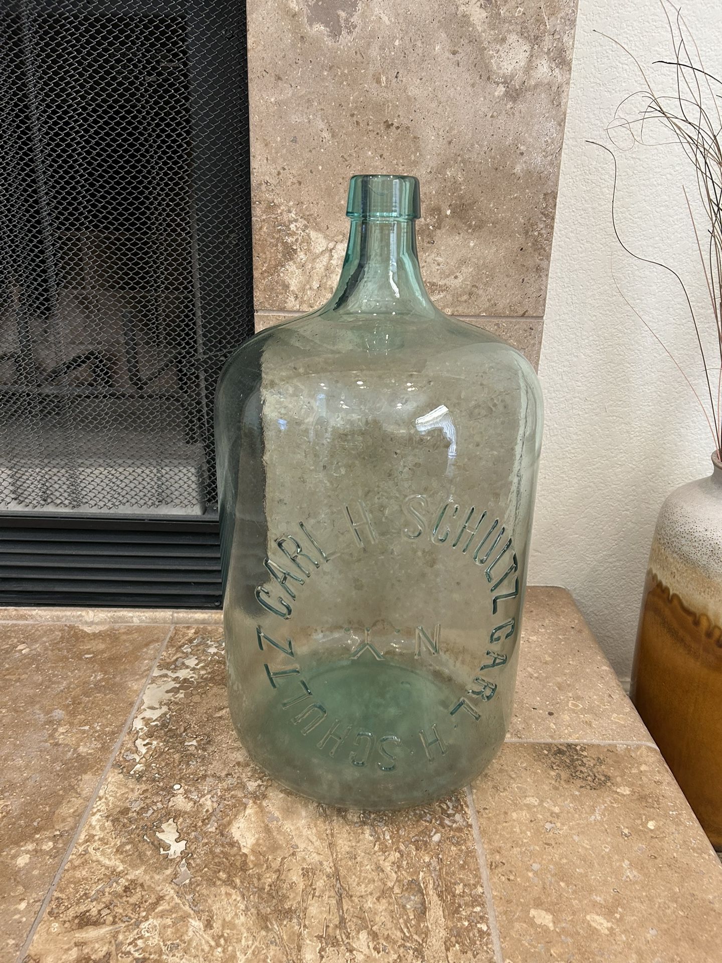 Vintage 5-Gallon Glass Water Bottle