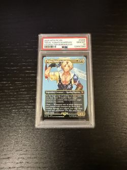 2025 MTG FINAL FANTASY COMMANDER BORDERLESS-FOIL TIDUS, YUNA'S GUARDIAN #0205 PSA 10