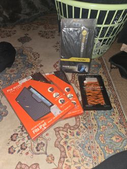 NIB iPhone xr, iPad 5th gen, iPad mini accessories cases