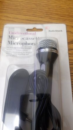 Microcassette microphone
