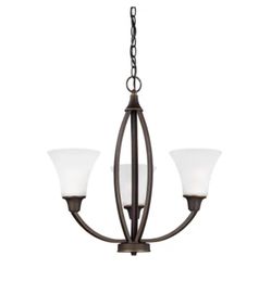 New Three Light Chandelier