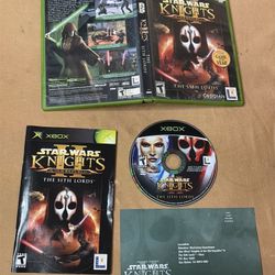 Star Wars: Knights of the Old Republic II The Sith Lords (Xbox, 2004) Complete