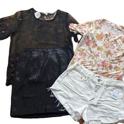 4pc Top / Bottom Bundle ( Free people, rebecca taylor, etc)