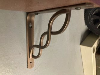 Shelf Wood & Metal Shelving  Support Brackets 