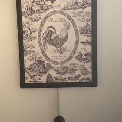 Rooster wall hanging