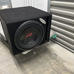 Alpine R2-W12D4 R Series 12" subwoofer with dual 4-ohm voice coils