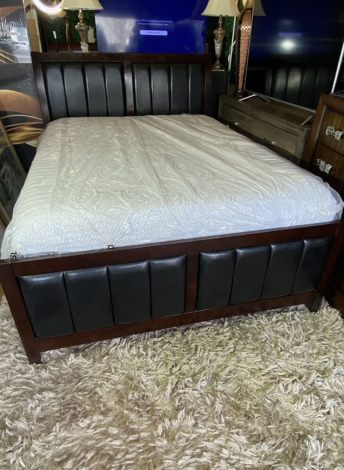 Queen Bed Frame And Mattress 