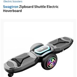 Swagtron Zipboard Shuttle Electric Hoverboard 