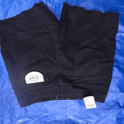 Womans Black Booty Shorts New Size 16