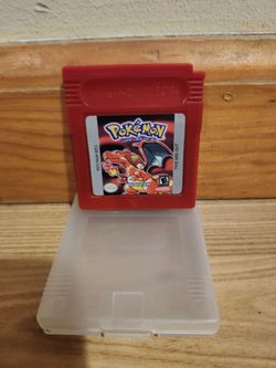 GAME BOY COLOR POKEMON RED VERSION WITH CASE