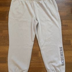 NWT New Sketchers 2X LT LAVENDER Fleece Jogger Sweat Pants