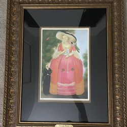 World Famous colombian Fernando Botero Authenticated Litho 123/200. Make Offer!!