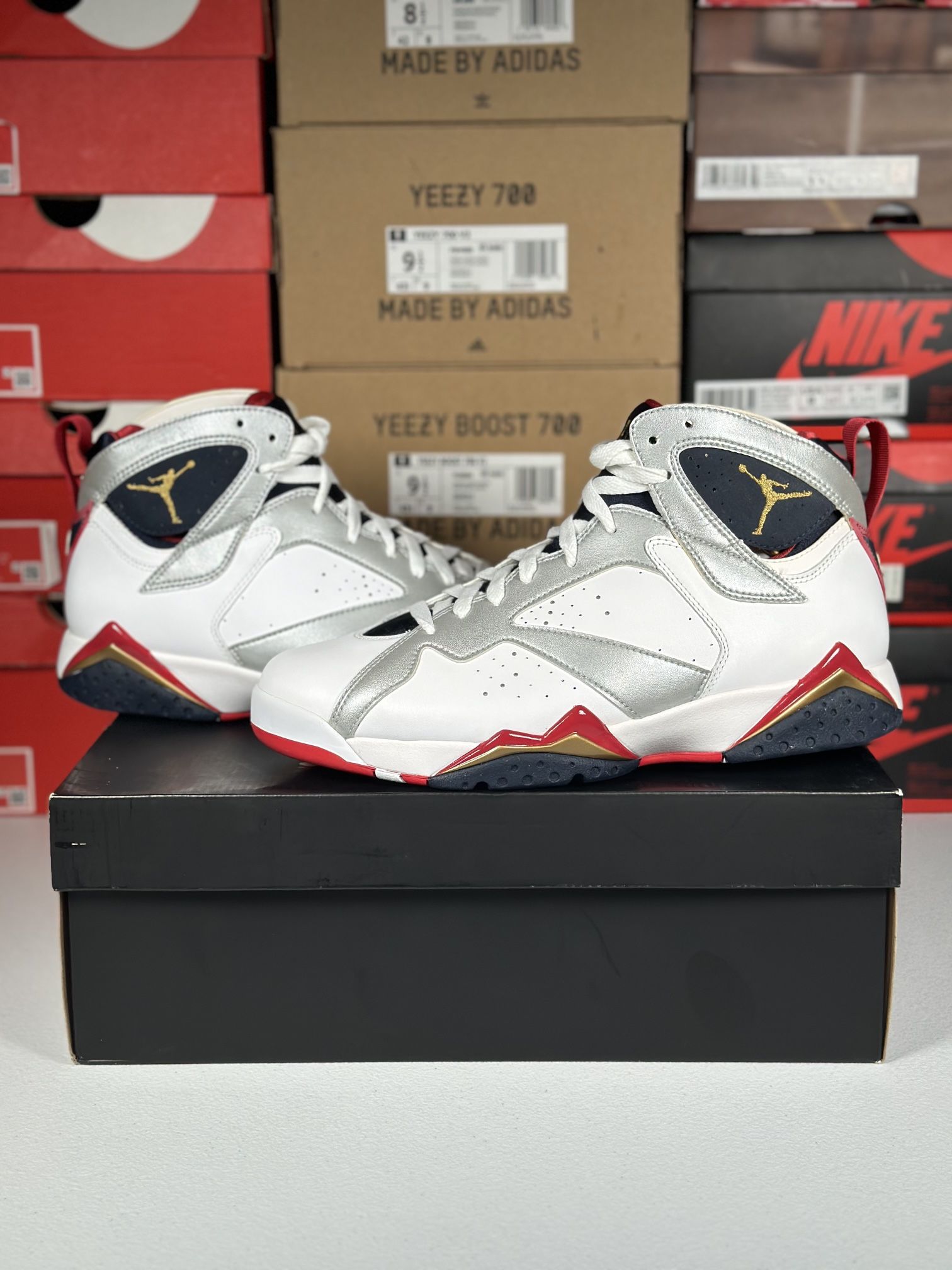 Size 9.5M - Air Jordan 7 Retro ‘Olympic’ 2012