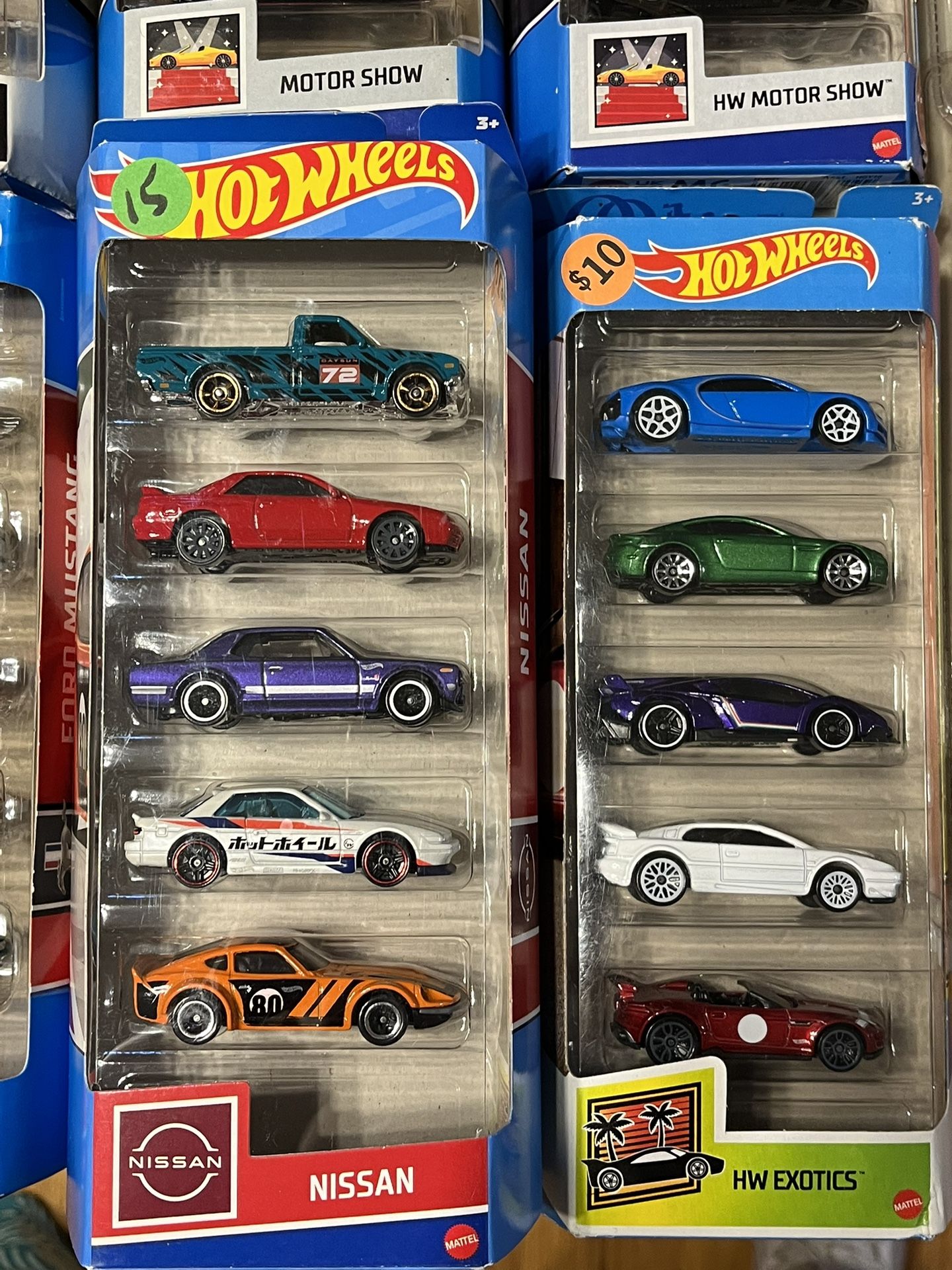 Hot wheels 5pks