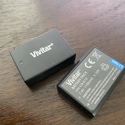 2Pack - Vivitar Rechargable Batteries