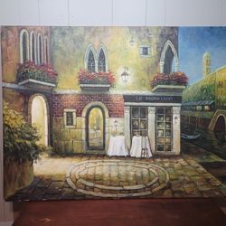 Acrylic Painting, Venice Canals "Le Menestral"