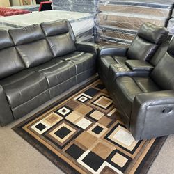 NEW RECLINER SOFA & LOVESEAT