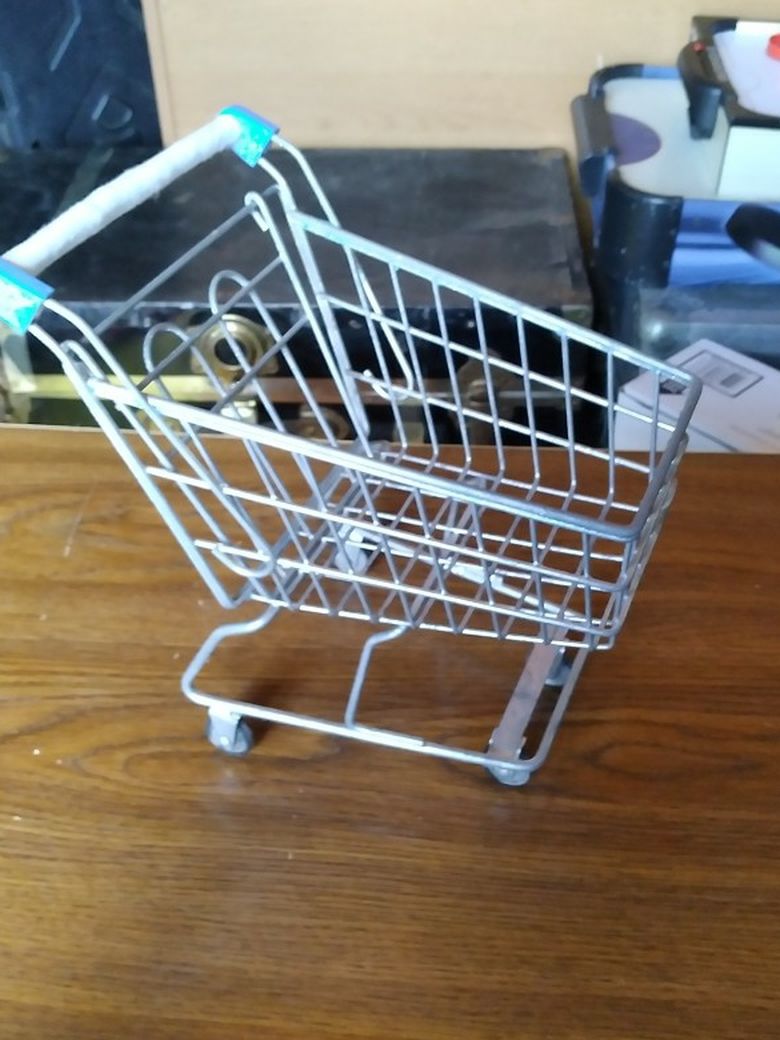 Miniature Shopping Cart