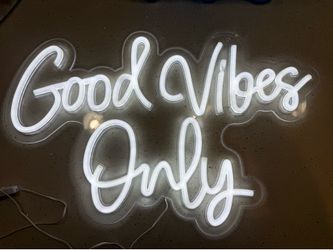 Good Vibes only sign