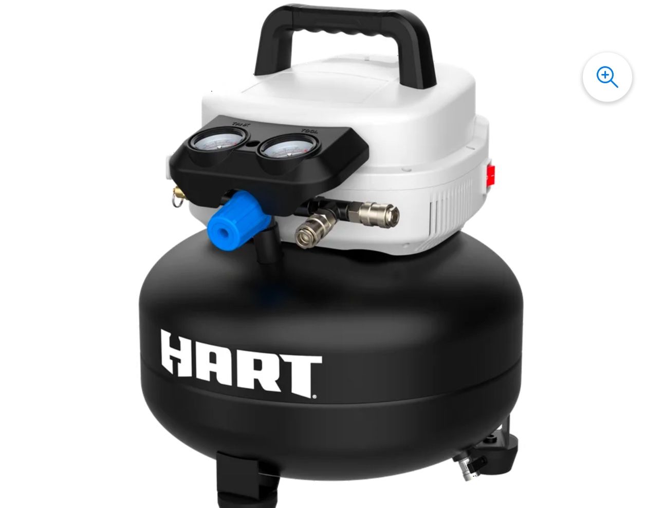 Hart 6 Gallon 1.5 HP Pancake Air Compressor’s