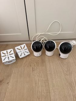 Extra Eufy Security Cameras x3 with Mounts
