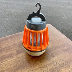 Camping Lantern Bug Buster Bulb Zapper Tent Light Portable Led and Emergency Lamp with Waterproof Mosquito Repellent Fly Killer USB 2000mAh Rechargeab