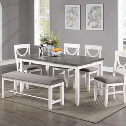 Dining Table Set With Bench