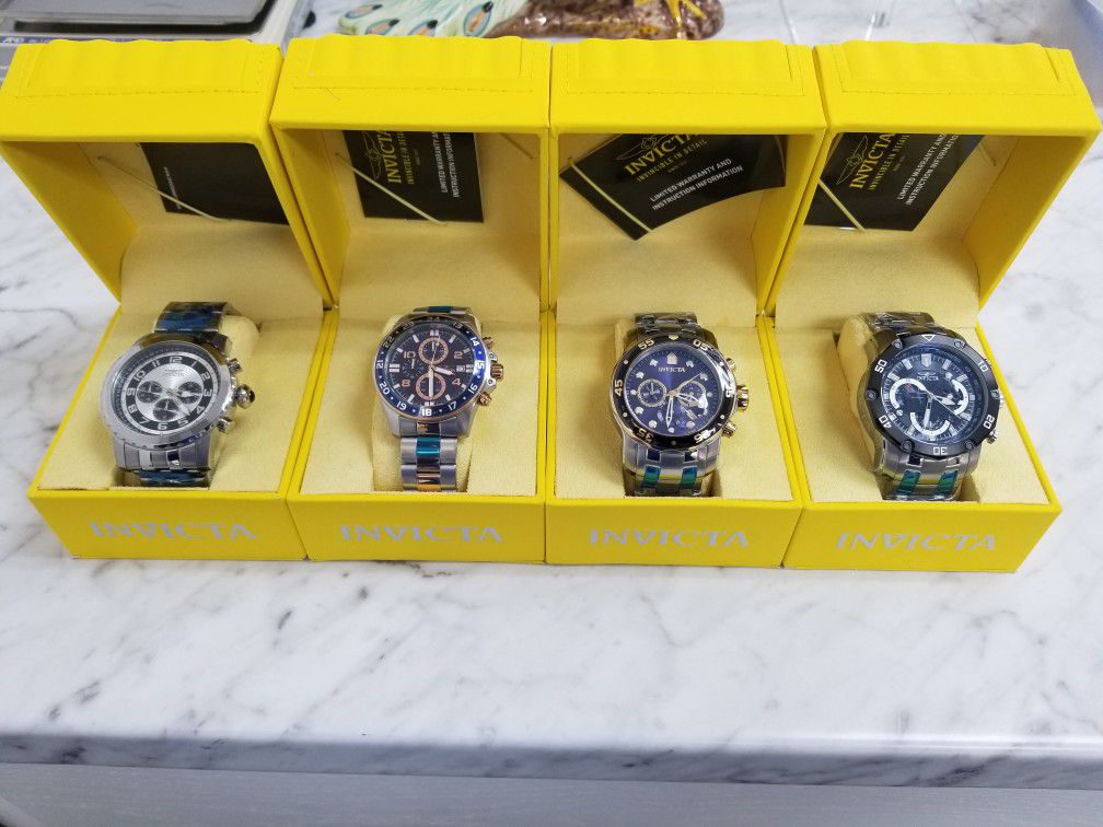 New Invicta watches for sale!