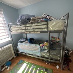 IKEA Metal Sturdy Bunk bed Great Condition 