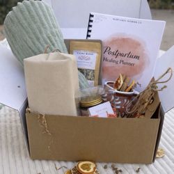 Postpartum Care Package for Mom | Self Care Gift Box | New Mom Gift | Cozy + Relaxation Box