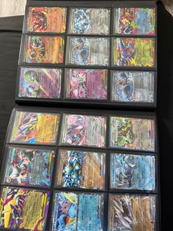 Card binder with 38 ex pokemon cards