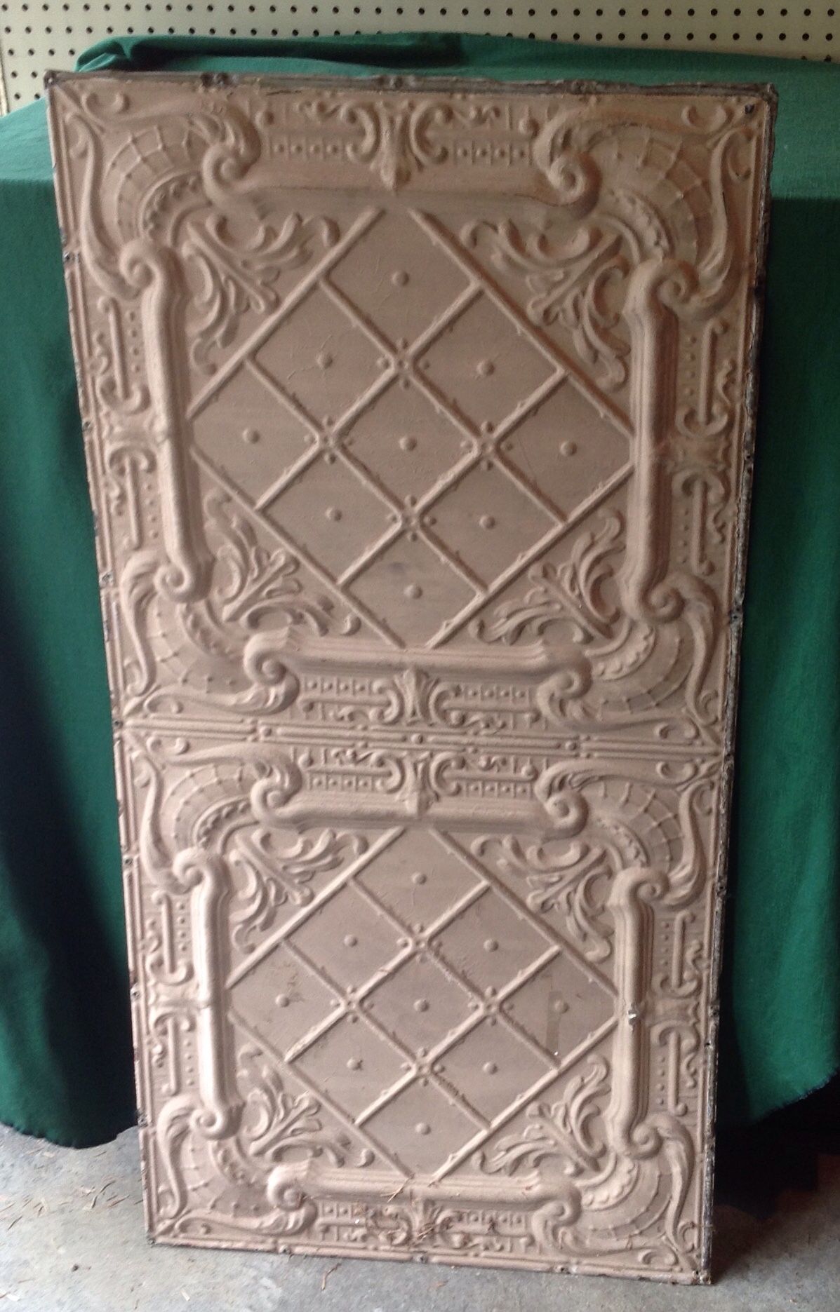 Stamped Tin Ceiling tiles 24"X48" early 1900's