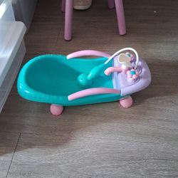Toy Baby Doll Real Bath Tub
