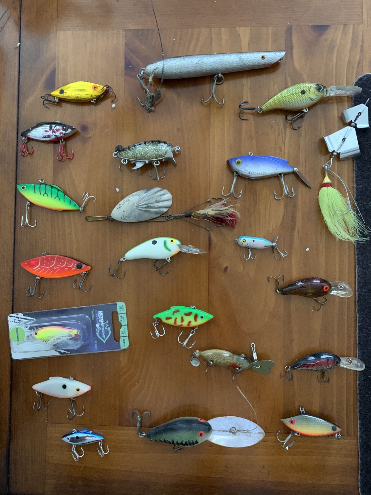 Fishing Lures and some vintage some collectible $6  each