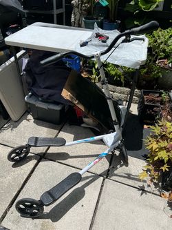 White Trikke Scooter 3 Wheel Foldable