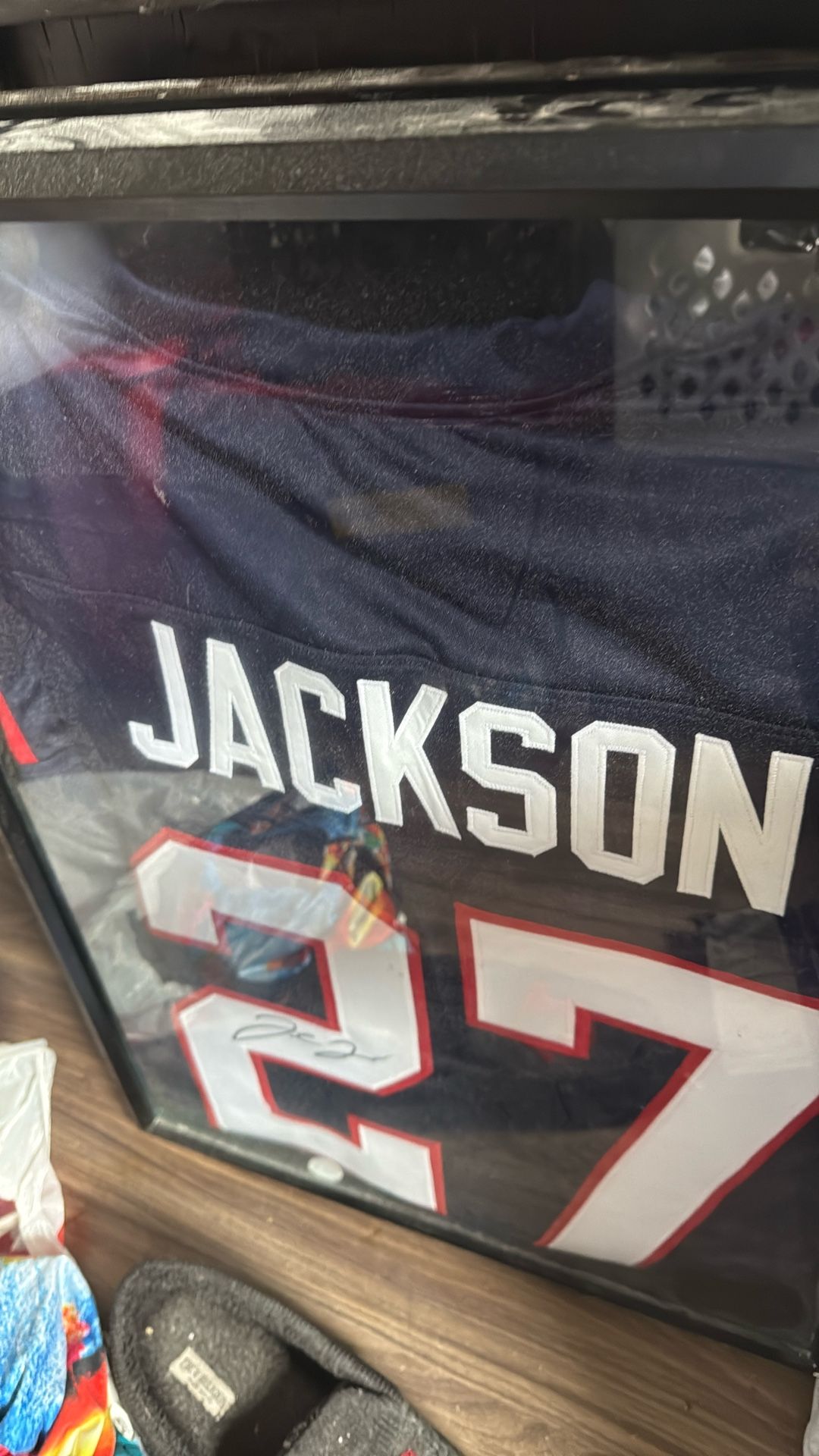 Jc Jackson Signed Jersey Patriots W Case