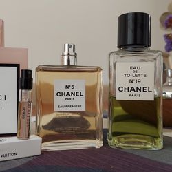 CHANEL, GUCCI & LOUIS VUITTON perfume for women