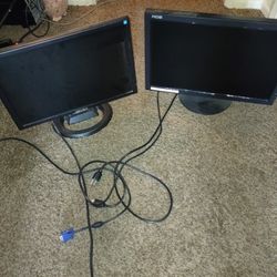 2 Computer Monitors $20