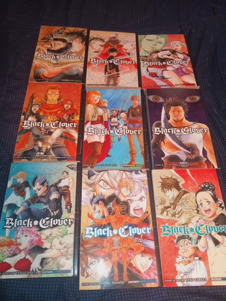 Black Clover Manga Books
