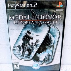 Medal Of Honor European Assault Playstation 2 PS2 