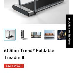 IQ Slim Tread foldable treadmill