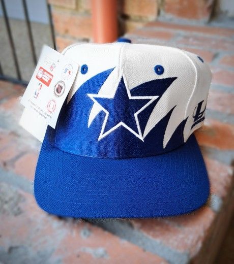 90s DALLAS COWBOYS popular LOGO ATHLETIC SHARK TOOTH SNAPBACK