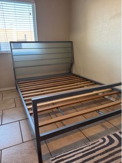 Modern Queen Platform Bed Frame – $100 OBO