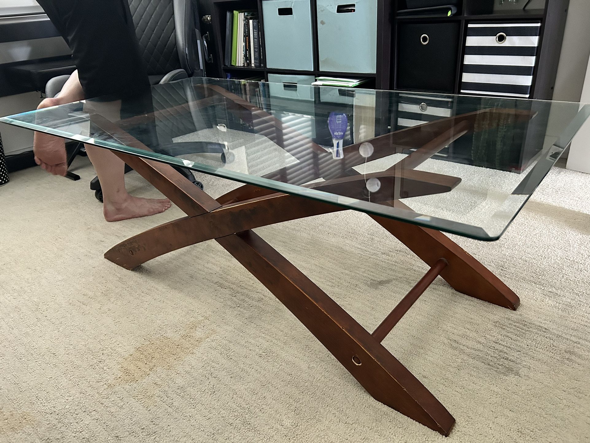 Glass Top Coffee Table