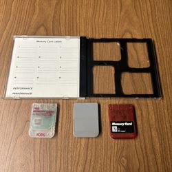 Three PS1 Memory Cards