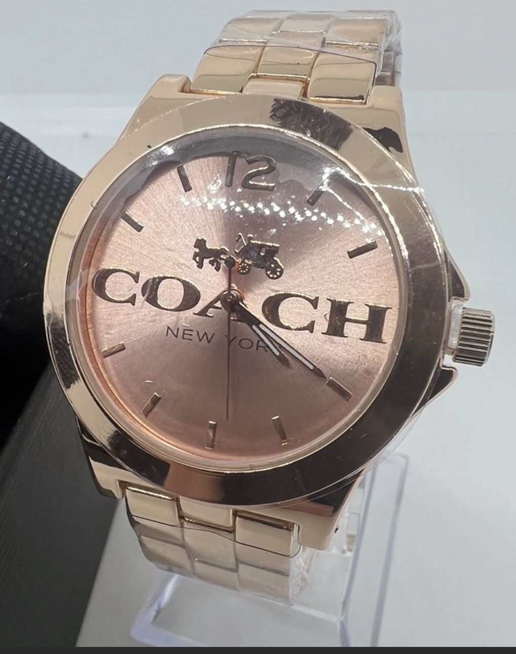 Rose Gold Coach Watch