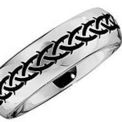Mens Wedding Band Cobalt 