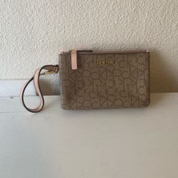 Calvin Klein Double Zip Large Wristlet